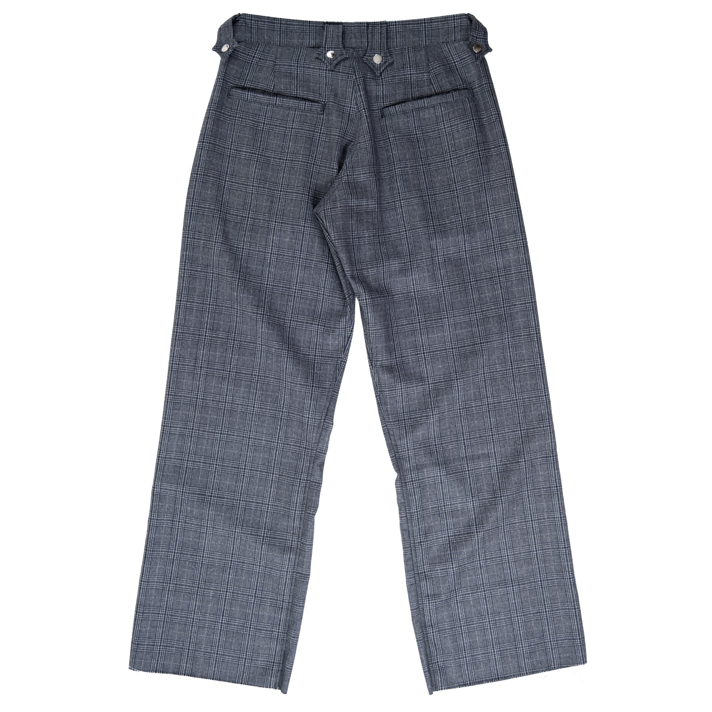 PLAID SMOKER'S TROUSERS