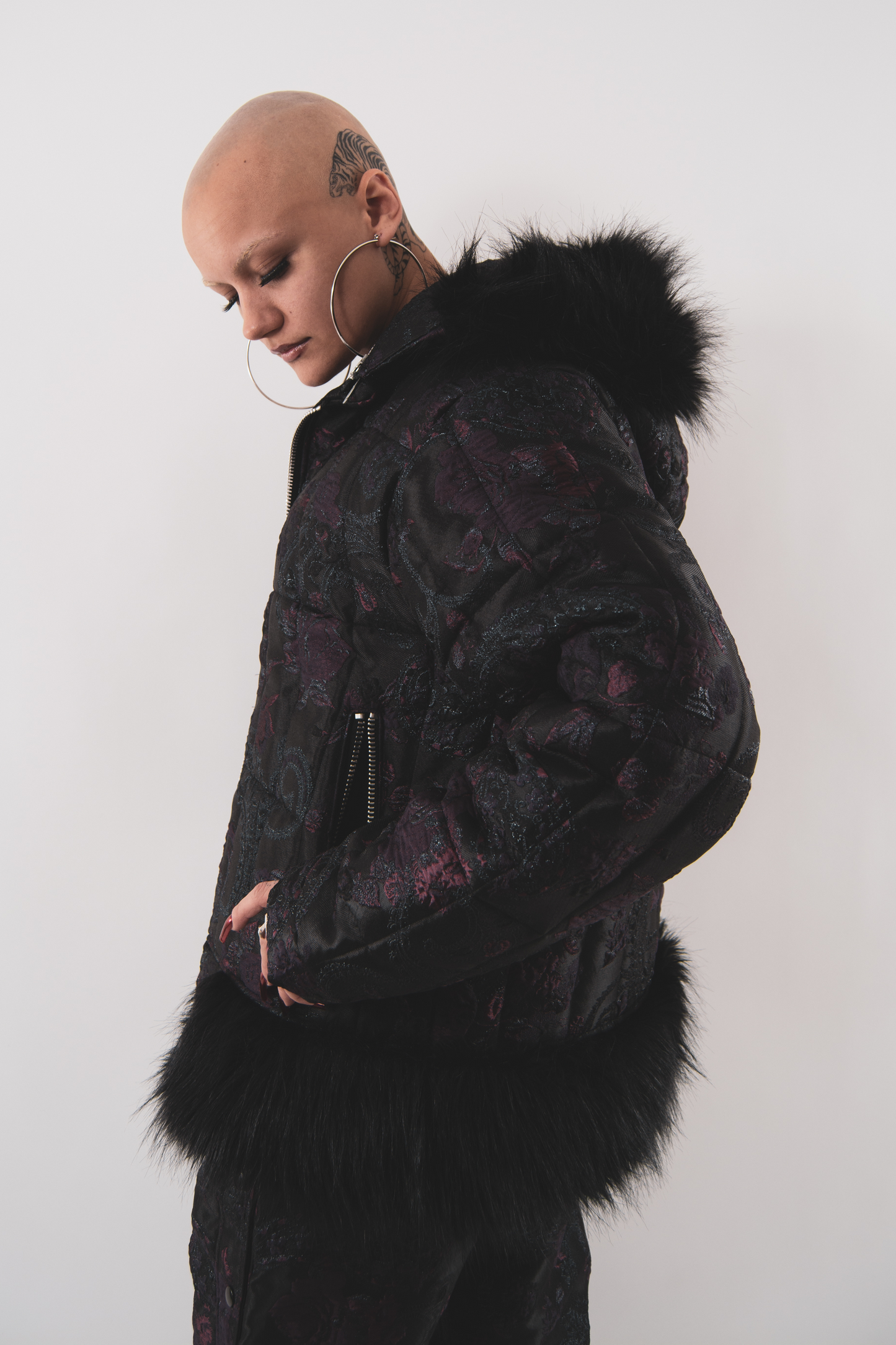 Quilted Brocade Jacket