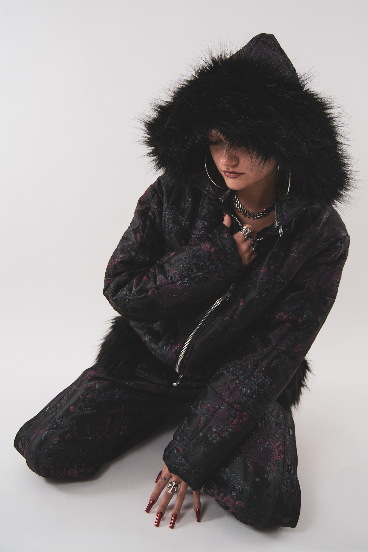 Quilted Brocade Jacket