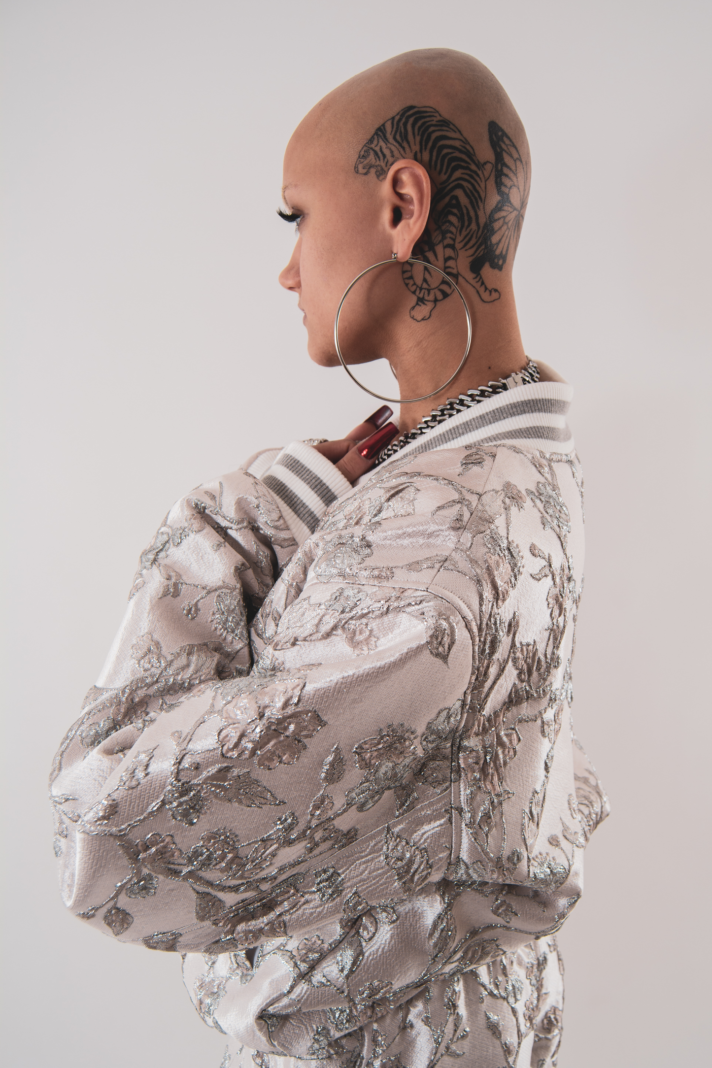 Brocade Bomber Jacket