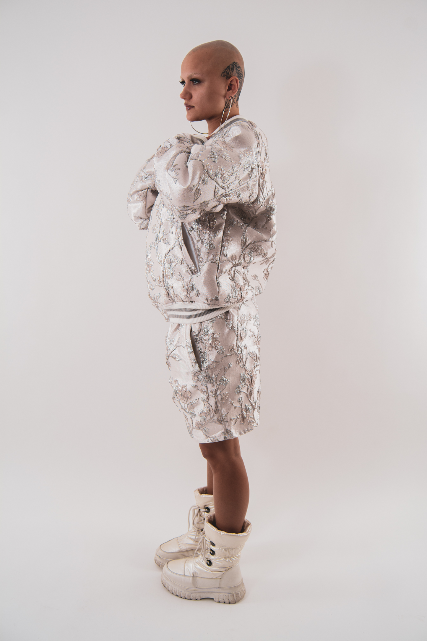 Brocade Bomber Jacket