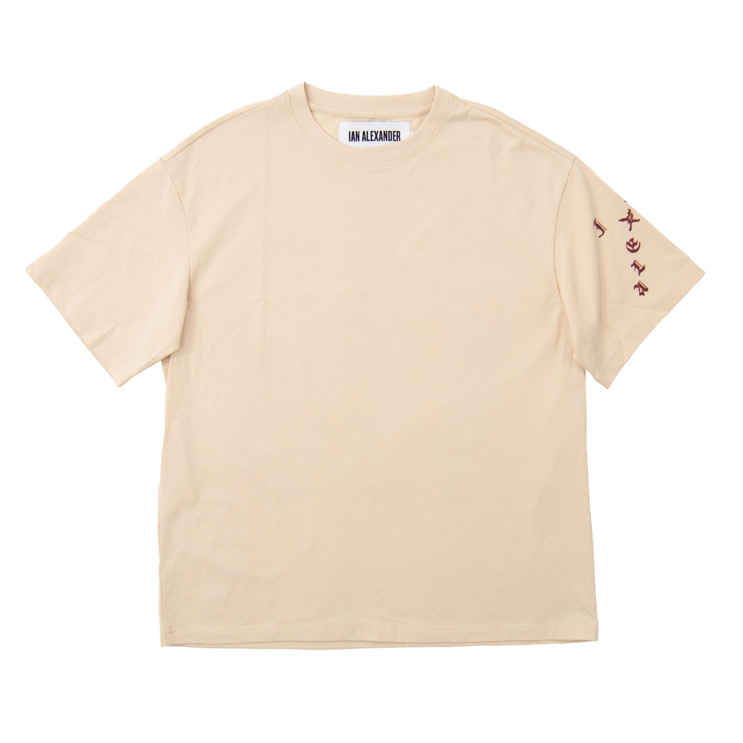 CREST TEE MAROON