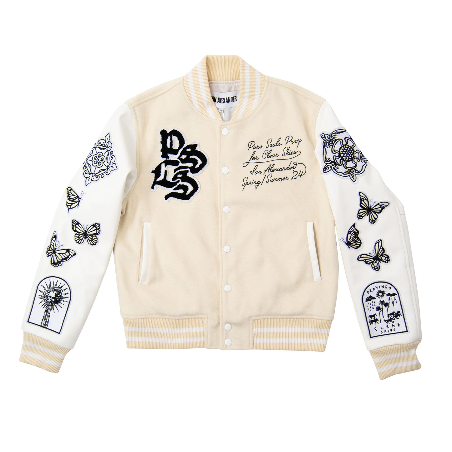 VARSITY JACKET CREAM