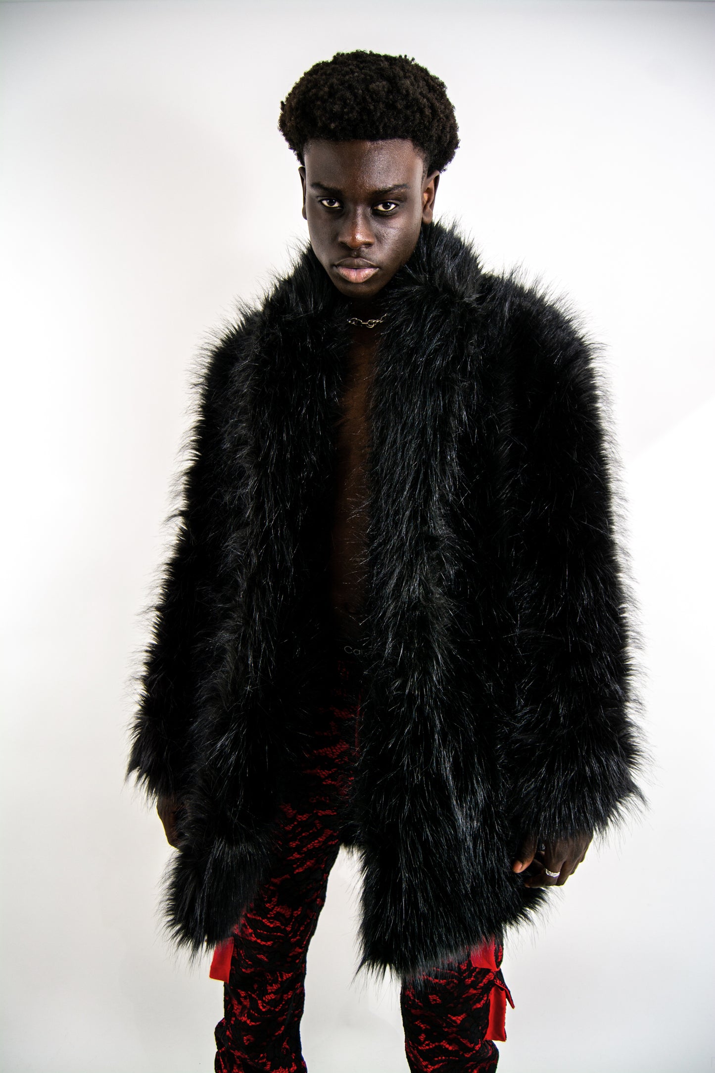 Faux Fur Shawl