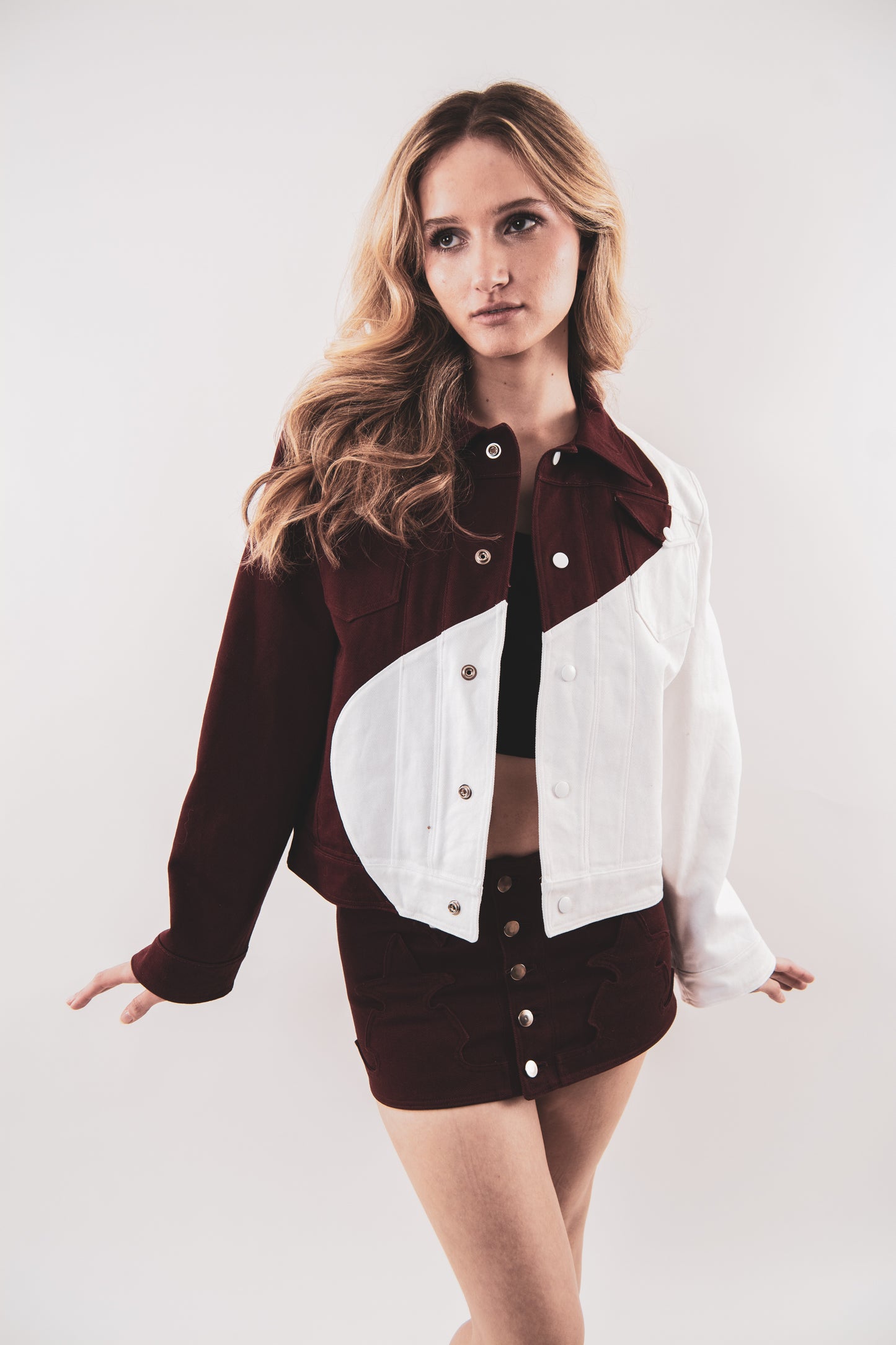 Split Denim Jacket