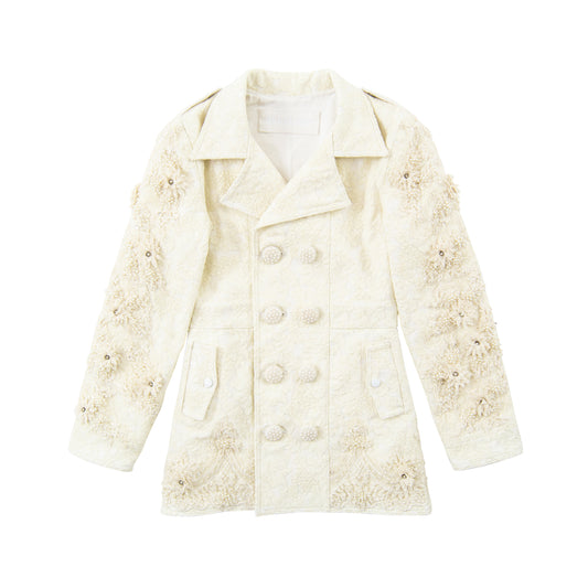 Embellished Double Breasted Jacket