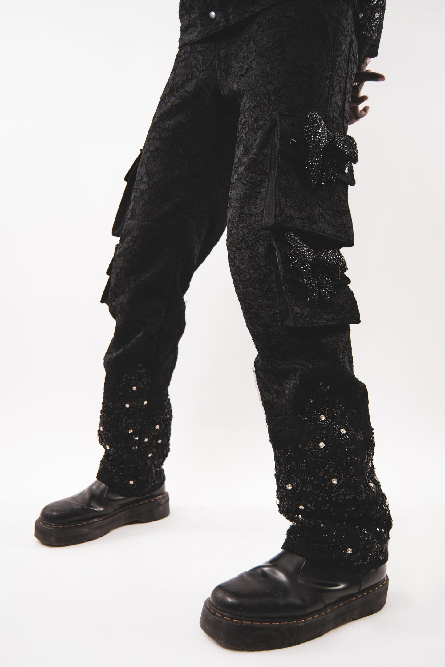 Embellished Denim Jeans