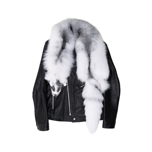 SNOWFALL BIKER JACKET