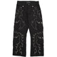 STUDDED WESTERN GOTH CARGO DENIM