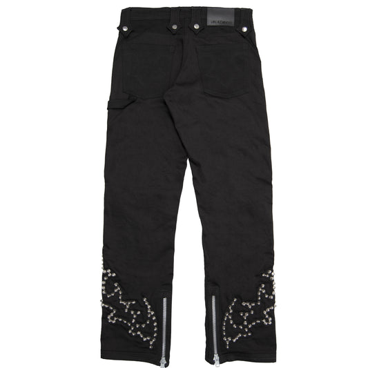 STUDDED DOUBLE KNEE DENIM