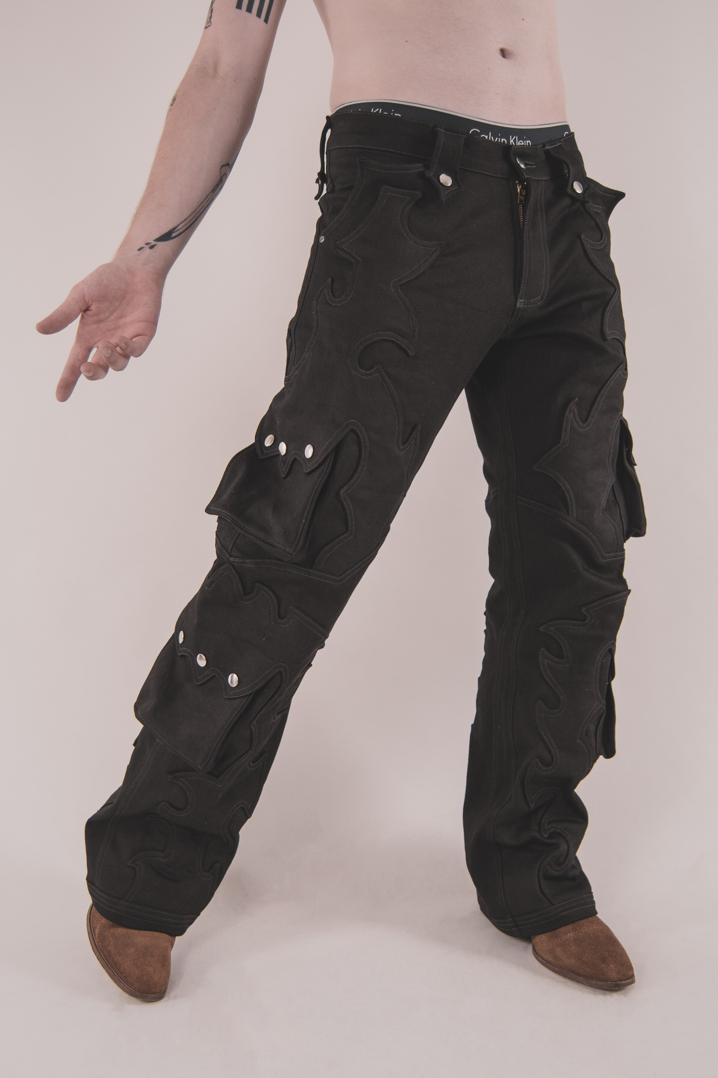 WESTERN GOTH CARGO DENIM